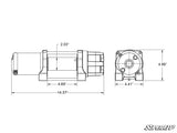 Super Atv UTV/ATV WINCH (WITH WIRELESS REMOTE & SYNTHETIC ROPE)